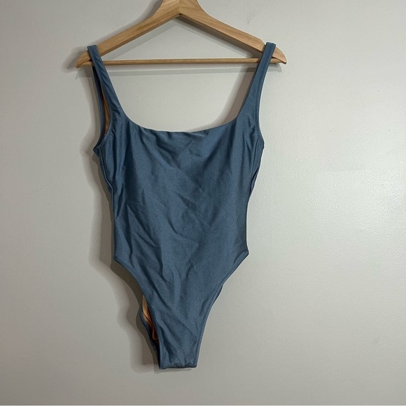 J. Crew Light Blue One Piece Swimsuit - Picture 2 of 10